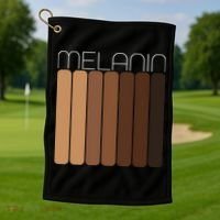 Shades Of Melanin Golf Towel thumb 1