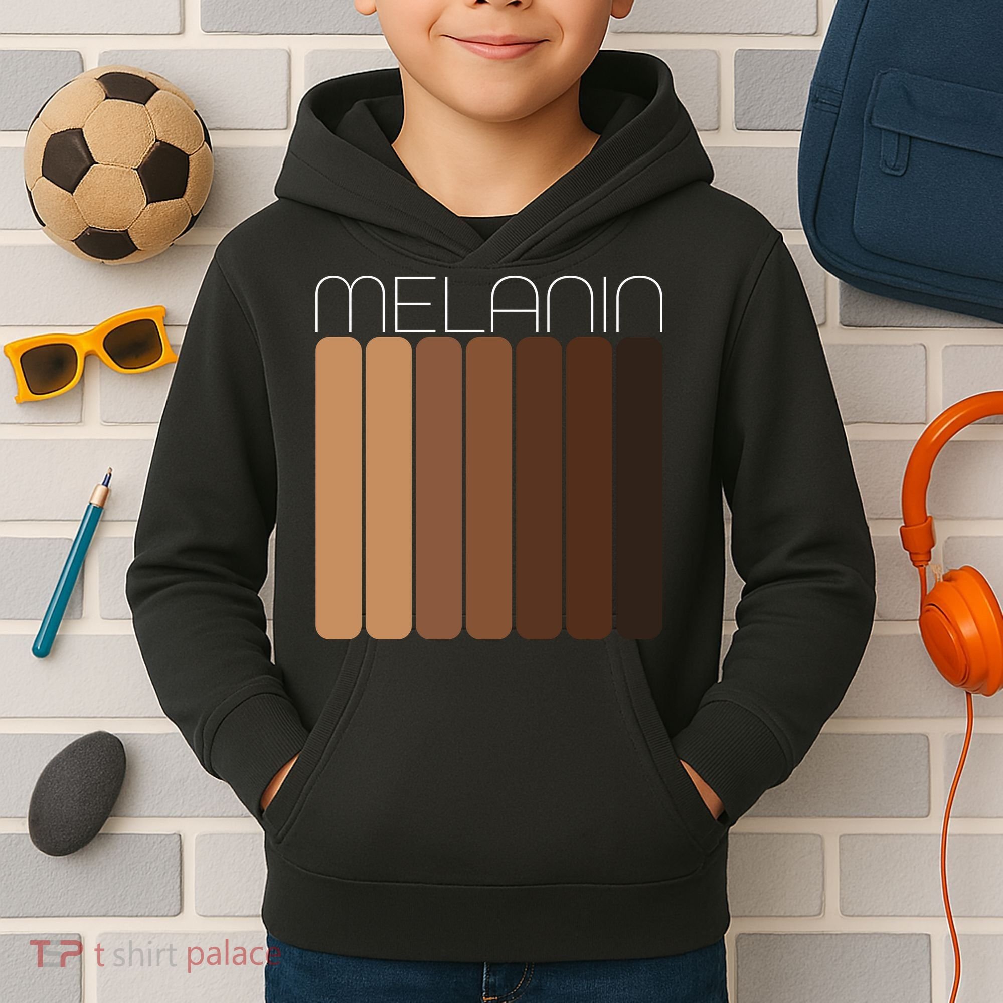 Shades Of Melanin Kids Hoodie