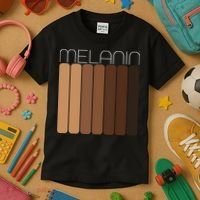 Shades Of Melanin Kids T-Shirt thumb 3