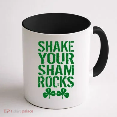 Shake Your Shamrocks Coffee Mug back