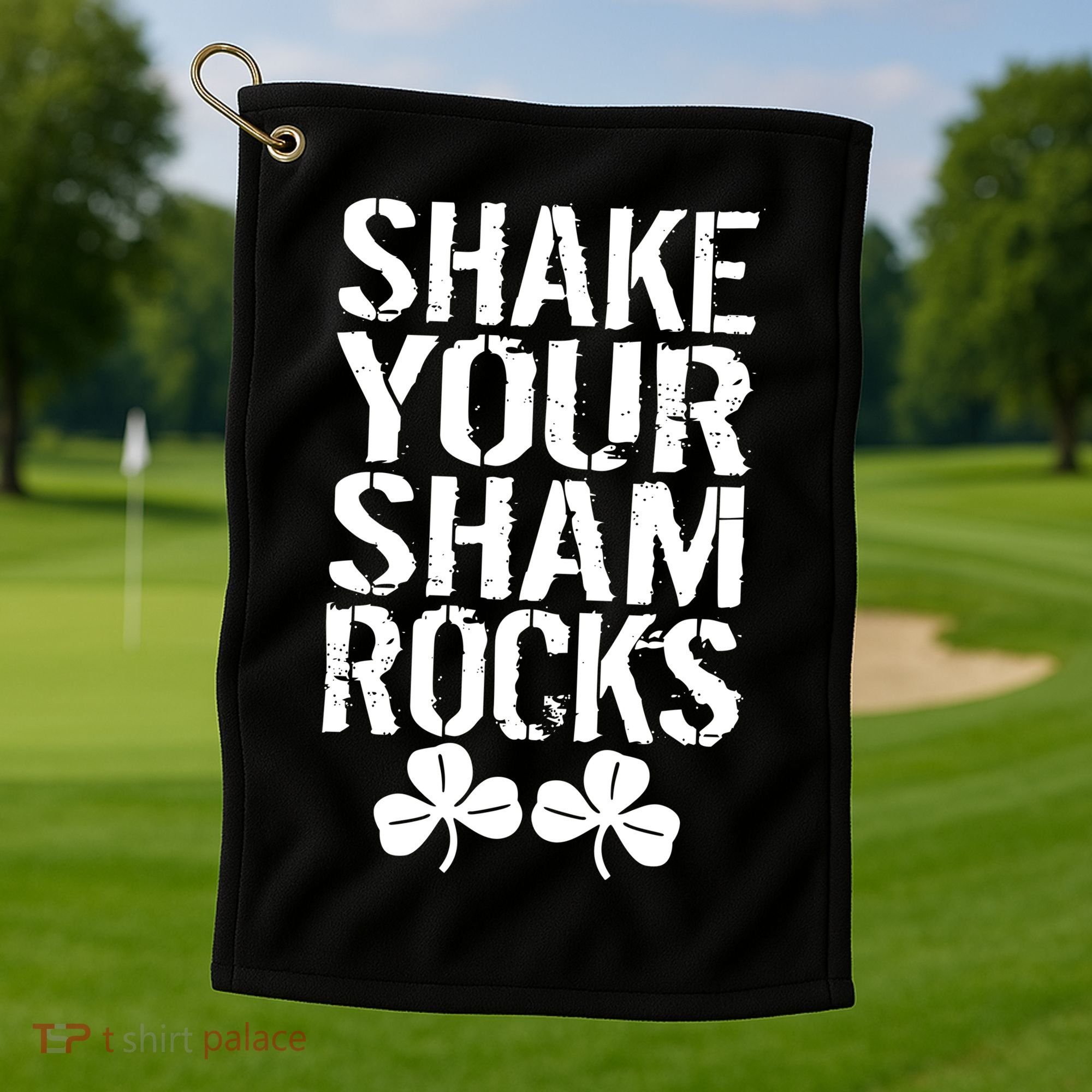 Shake Your Shamrocks Golf Towel