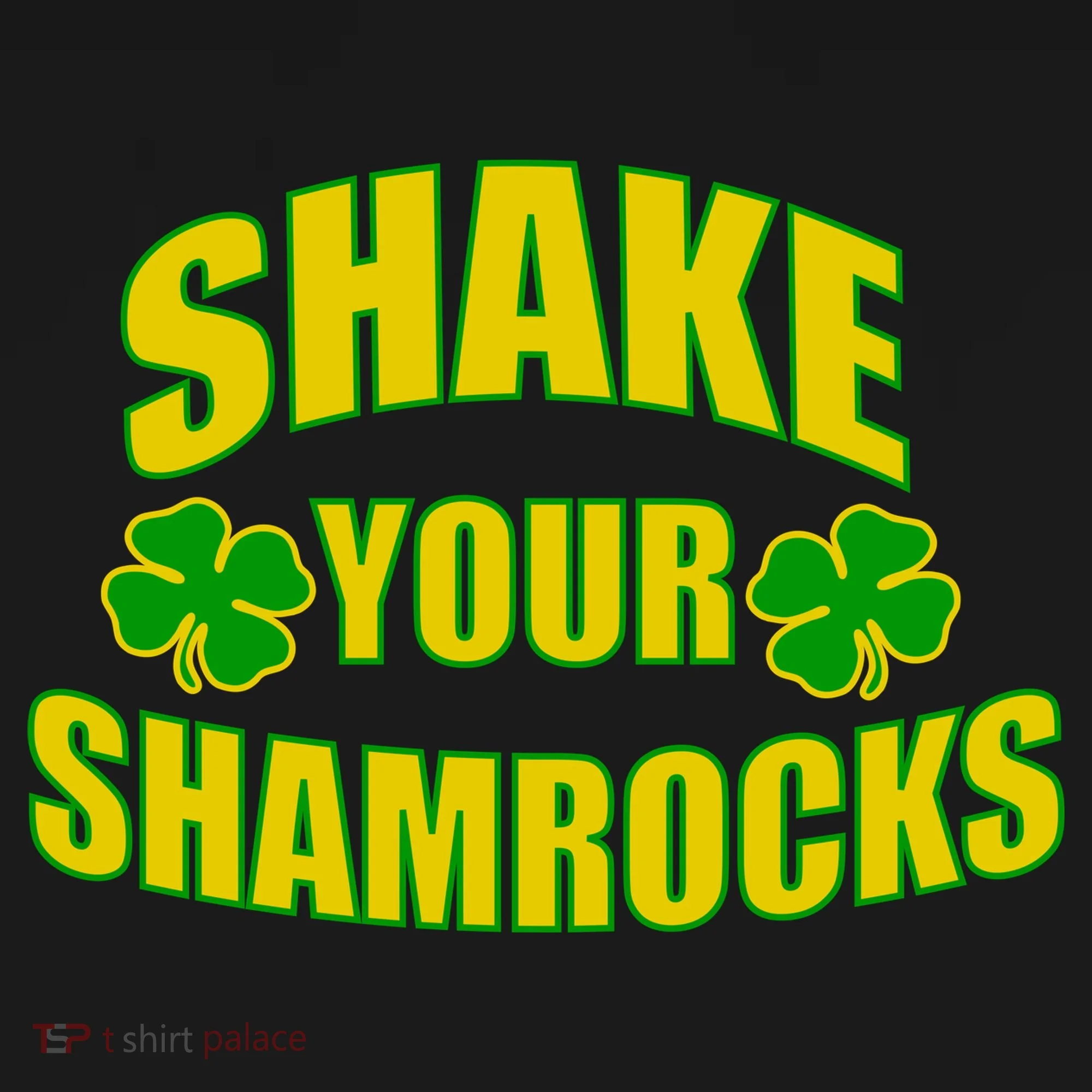 Shake Your Shamrocks Funny St Patricks Day Doggie Tank