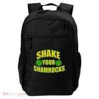 Shake Your Shamrocks Funny St Patricks Day Backpack thumb 0