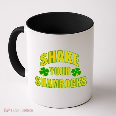 Shake Your Shamrocks Funny St Patricks Day Coffee Mug