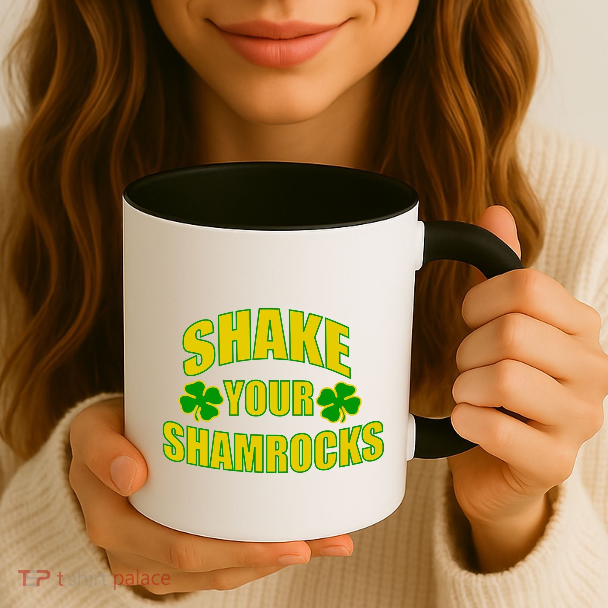 Shake Your Shamrocks Funny St Patricks Day Coffee Mug