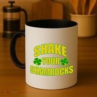 Shake Your Shamrocks Funny St Patricks Day Coffee Mug thumb 4