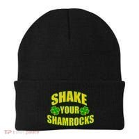 Shake Your Shamrocks Funny St Patricks Day Beanie thumb 0