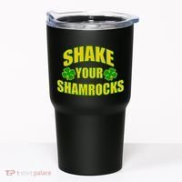 Shake Your Shamrocks Funny St Patricks Day Tumbler thumb 0