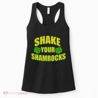 Shake Your Shamrocks Funny St Patricks Day Women's Tank Top thumb 0