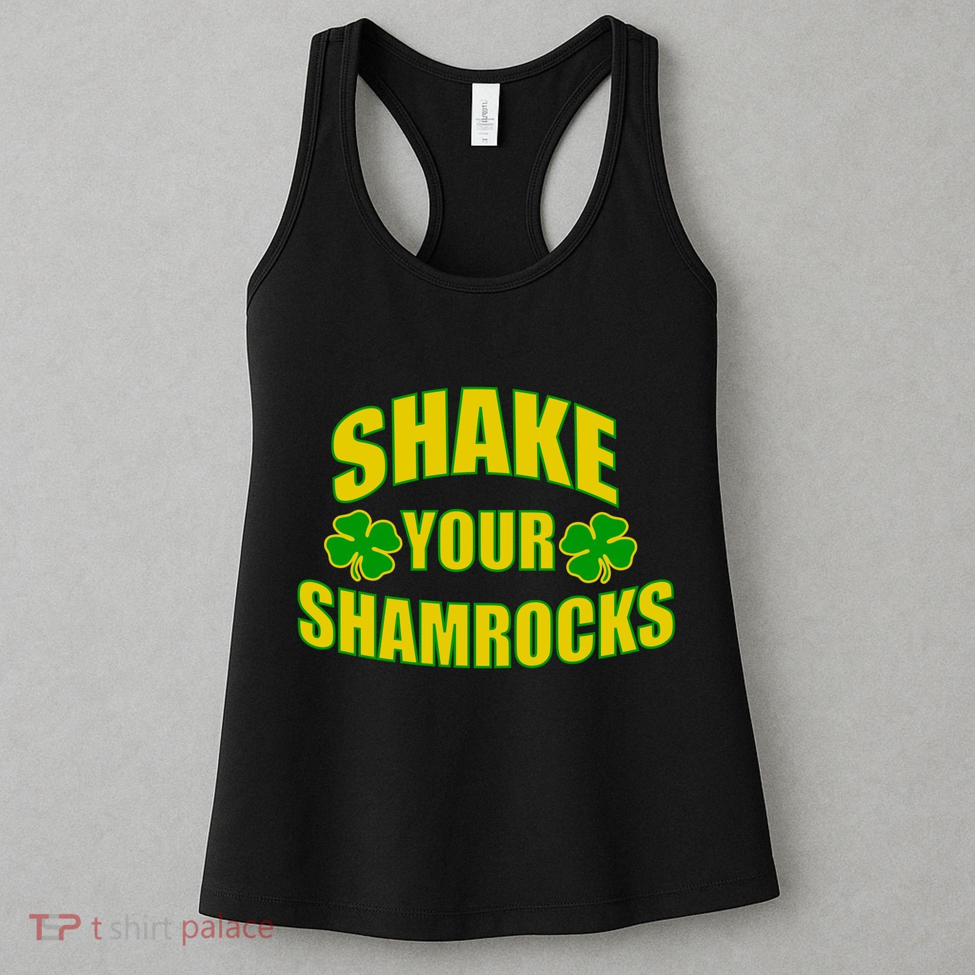 Shake Your Shamrocks Funny St Patricks Day Women's Tank Top