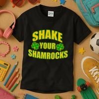 Shake Your Shamrocks Funny St Patricks Day Kids T-Shirt thumb 3