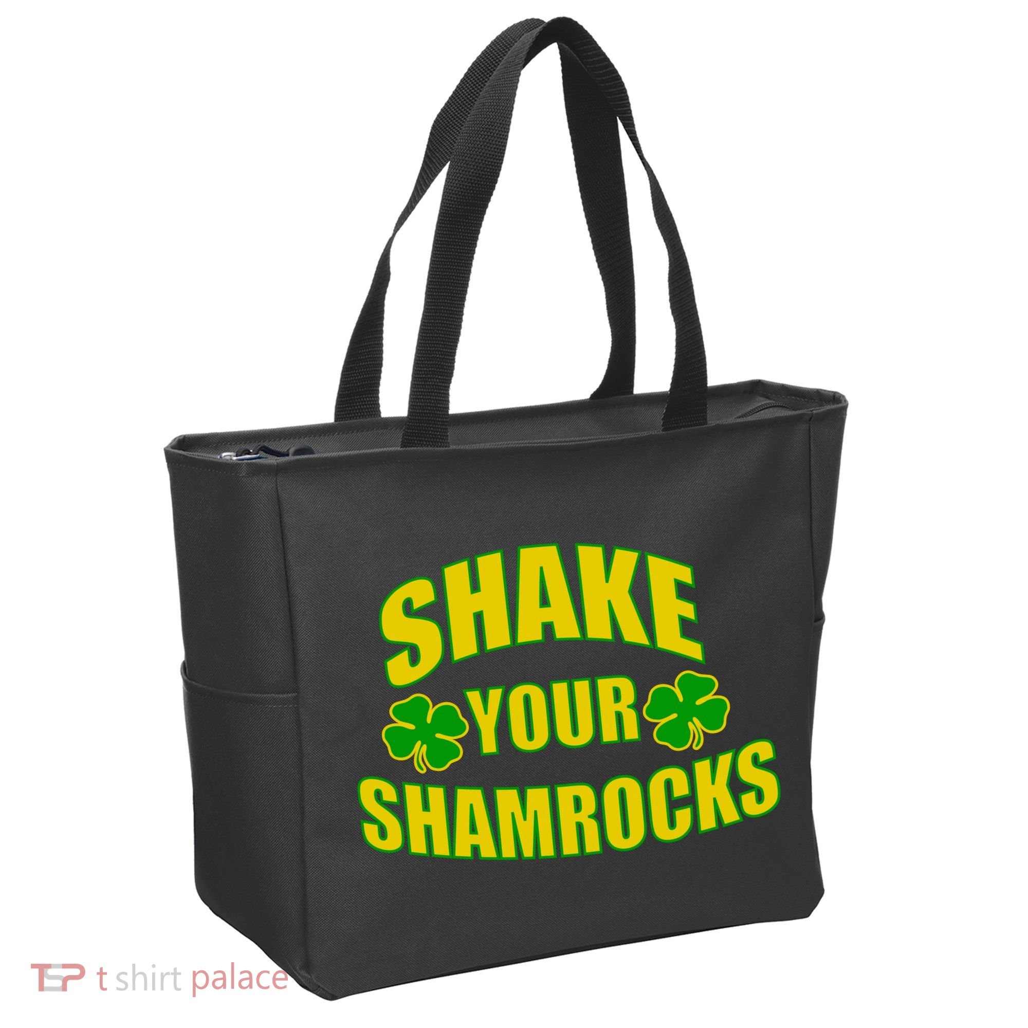 Shake Your Shamrocks Funny St Patricks Day Tote Bag