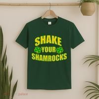 Shake Your Shamrocks Funny St Patricks Day T-Shirt thumb 2
