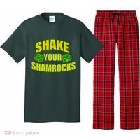 Shake Your Shamrocks Funny St Patricks Day Pajama Set thumb 0