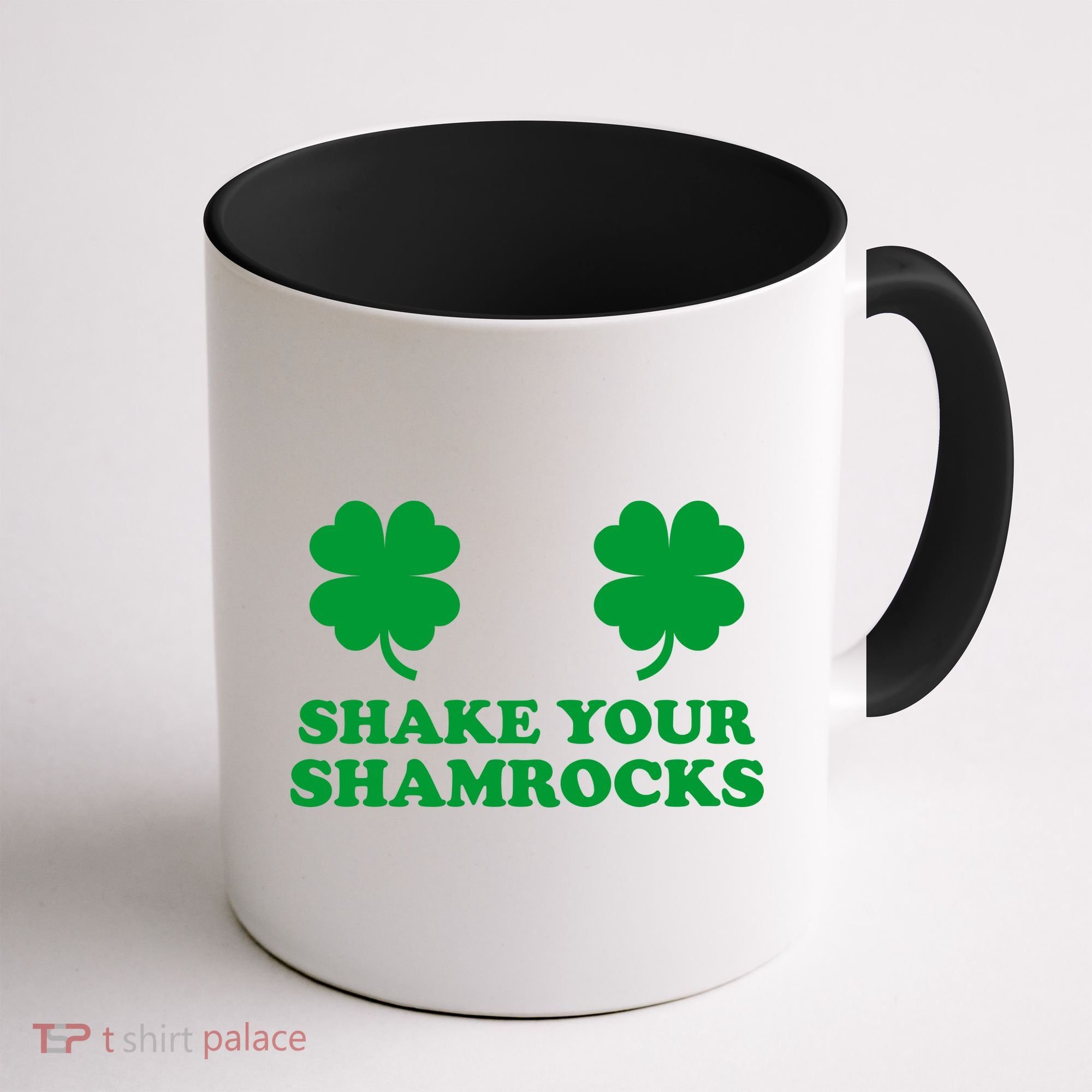 Shake Your Shamrocks St. Patrick's Day Clover Coffee Mug