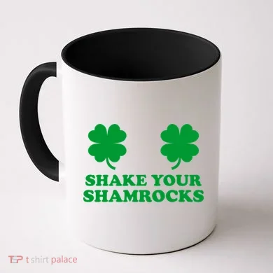 Shake Your Shamrocks St. Patrick's Day Clover Coffee Mug
