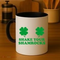 Shake Your Shamrocks St. Patrick's Day Clover Coffee Mug thumb 4