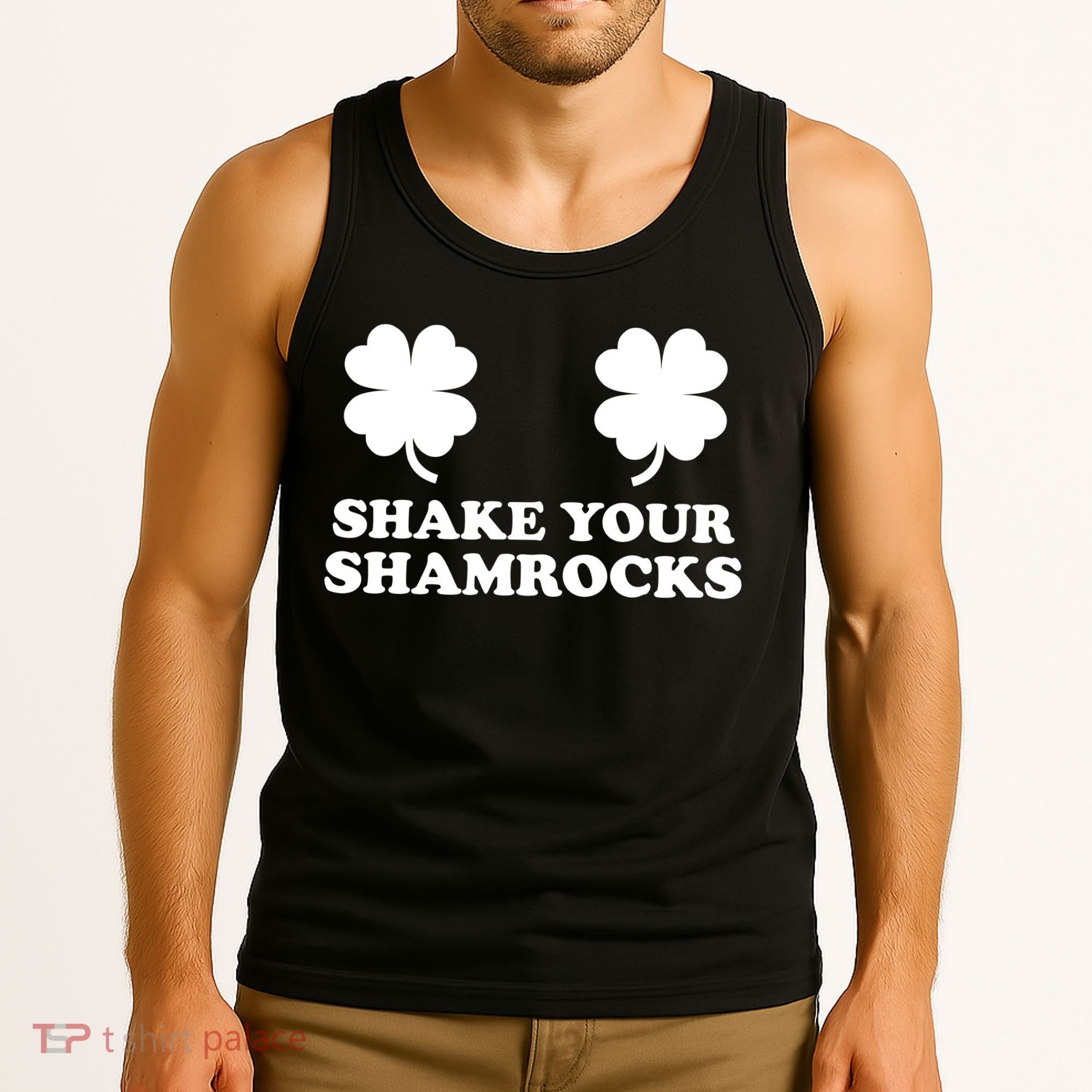 Shake Your Shamrocks St. Patrick's Day Clover Tank Top