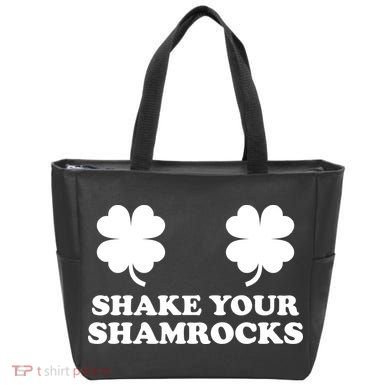 Shake Your Shamrocks St. Patrick's Day Clover Tote Bag