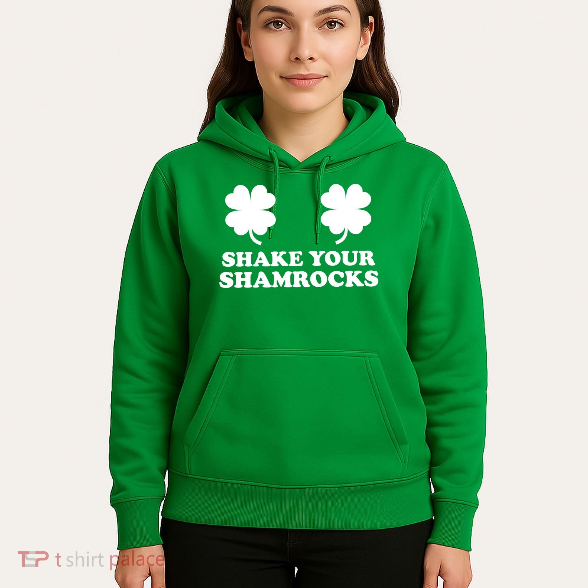 Shake Your Shamrocks St. Patrick's Day Clover Hoodie