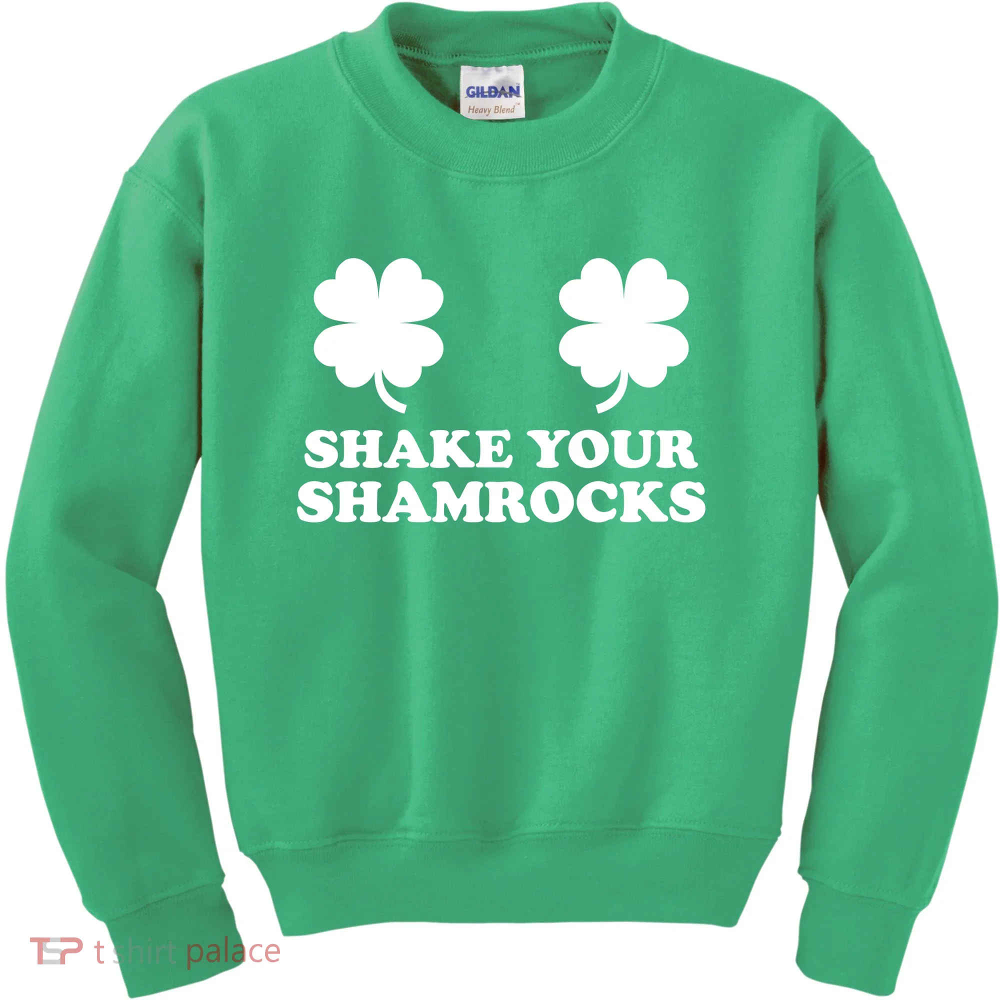 Shake Your Shamrocks St. Patrick's Day Clover Kids Sweatshirt