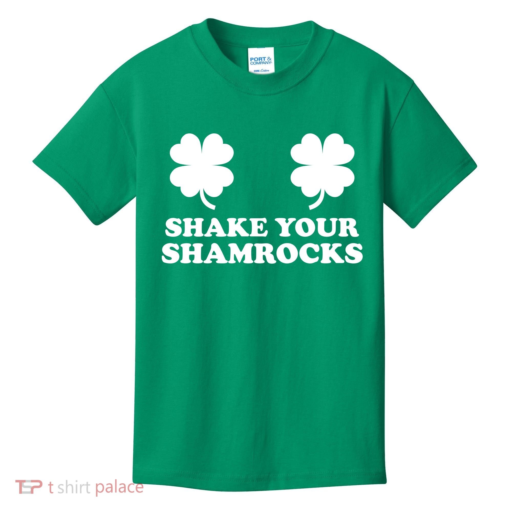 Shake Your Shamrocks St. Patrick's Day Clover Kids T-Shirt