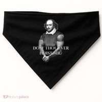 Shakespeare Dost Thou Ever Hoist Sir? USA-Made Doggie Bandana thumb 0