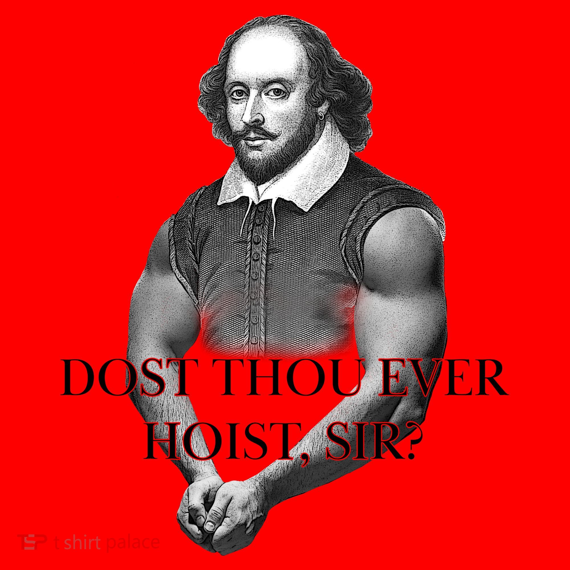 Shakespeare Dost Thou Ever Hoist Sir? Santa Hat