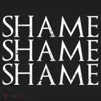 Shame Shame Shame Golf Towel thumb 3