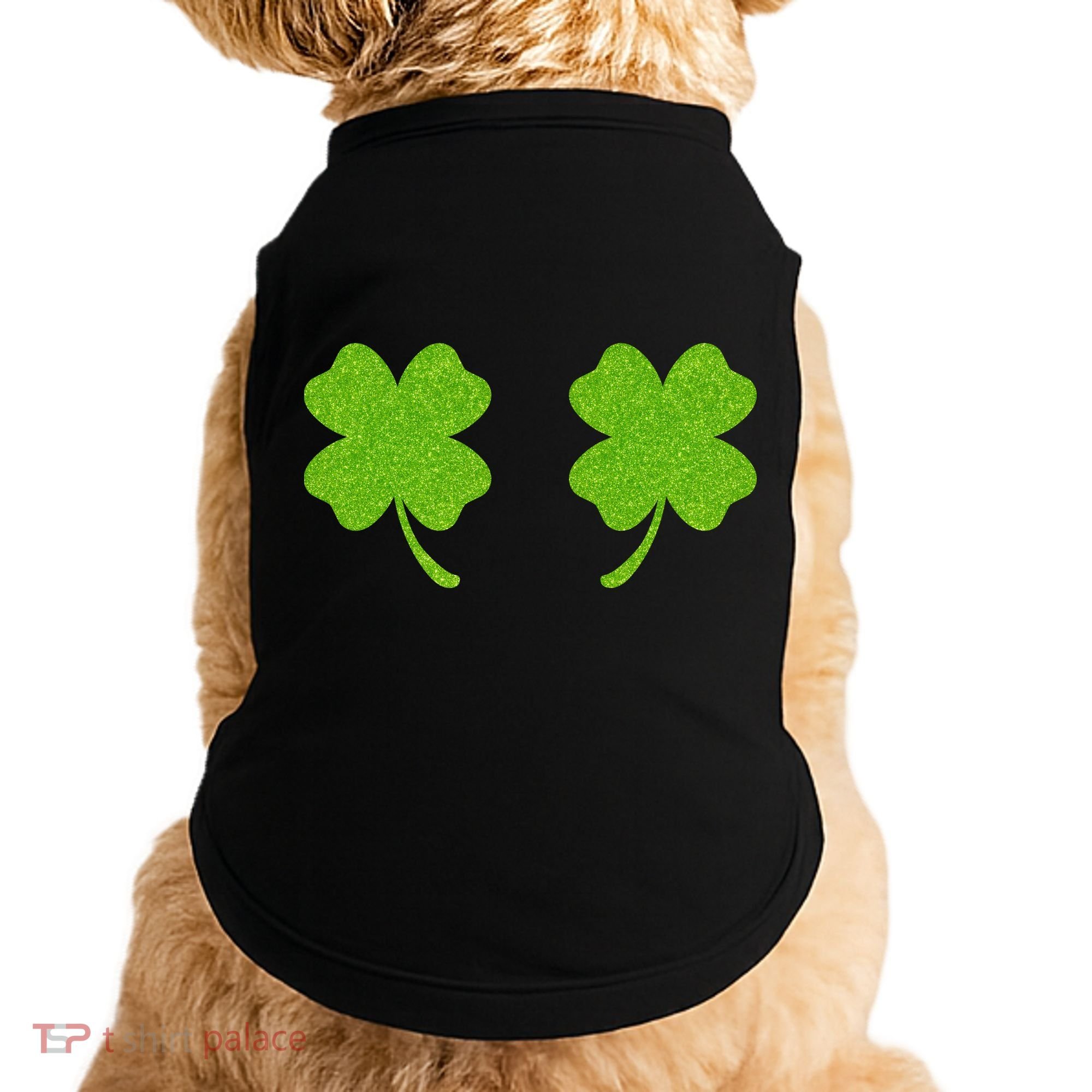 Shamrock Censors Boobs Doggie Tank
