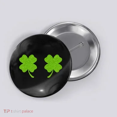 Shamrock Censors Boobs Button