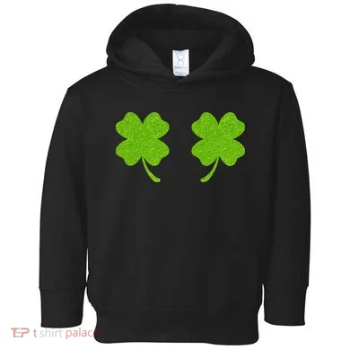 Shamrock Censors Boobs Toddler Hoodie