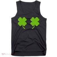 Shamrock Censors Boobs Tank Top thumb 0