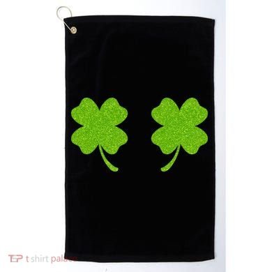Shamrock Censors Boobs Golf Towel