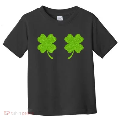 Shamrock Censors Boobs Toddler T-Shirt
