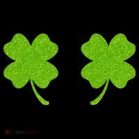 Shamrock Censors Boobs Women's T-Shirt thumb 6