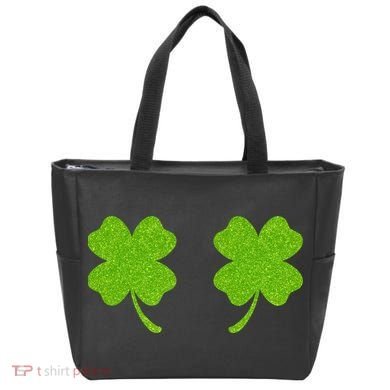Shamrock Censors Boobs Bag
