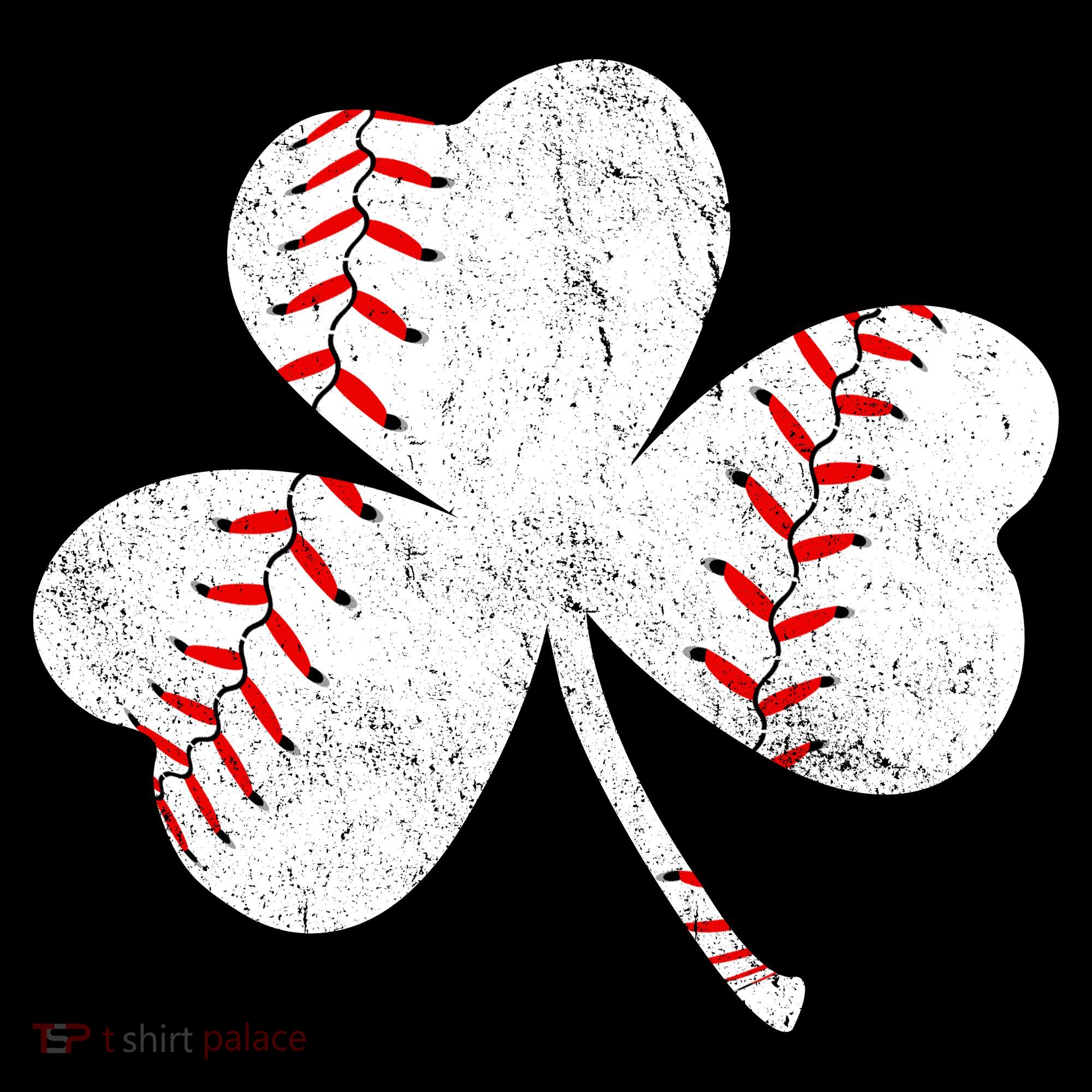 Shamrock Clover Leaf Baseball Doggie Tank