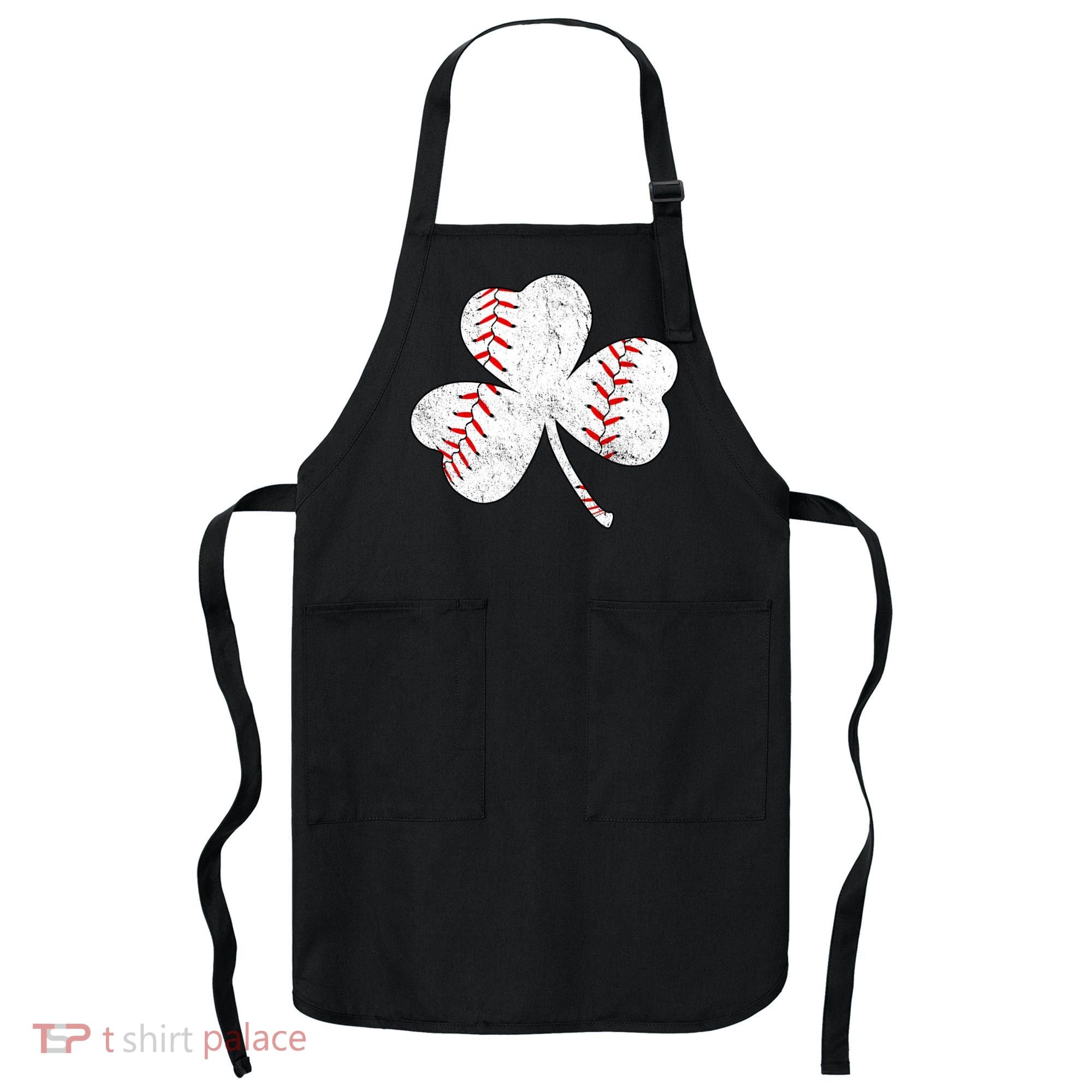 Shamrock Clover Leaf Baseball Apron