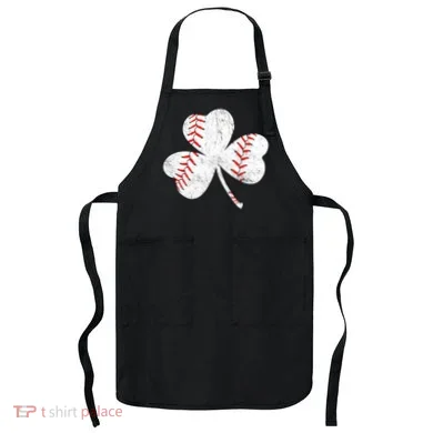 Shamrock Clover Leaf Baseball Apron