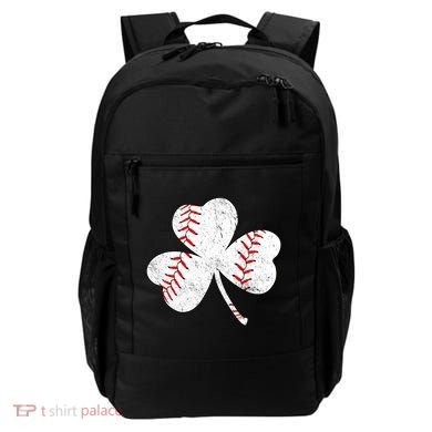 Shamrock Clover Leaf Baseball Backpack