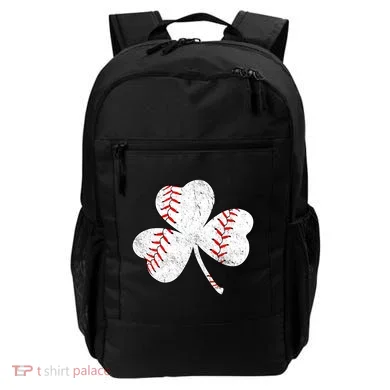 Shamrock Clover Leaf Baseball Backpack