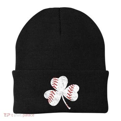 Shamrock Clover Leaf Baseball Beanie