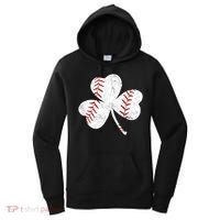 Shamrock Clover Leaf Baseball Women's Hoodie thumb 0