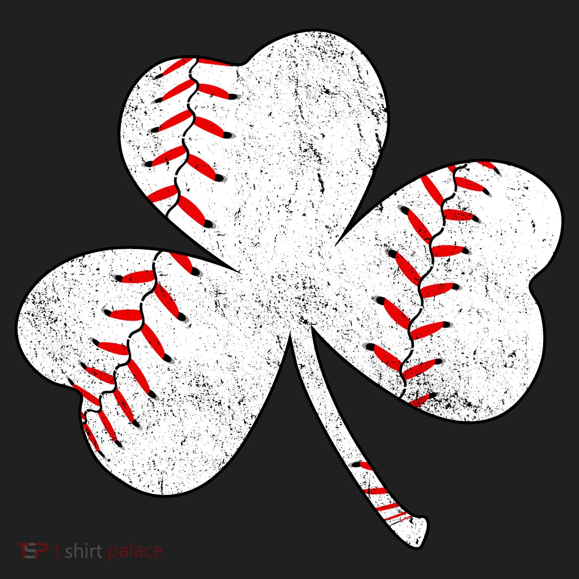 Shamrock Clover Leaf Baseball Tumbler