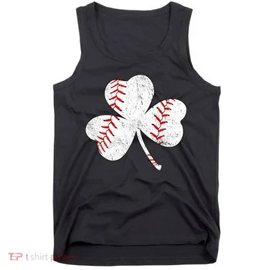 Shamrock Clover Leaf Baseball Tank Top