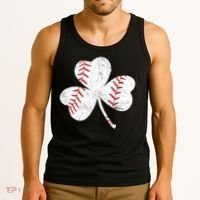 Shamrock Clover Leaf Baseball Tank Top thumb 3