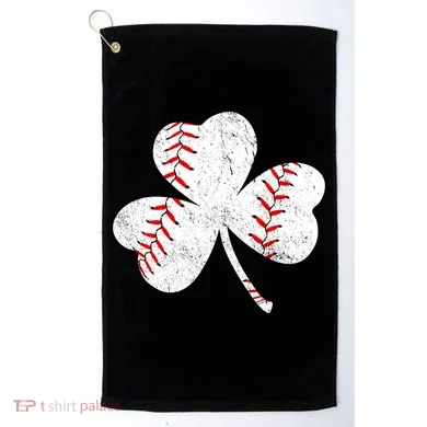 Shamrock Clover Leaf Baseball Golf Towel