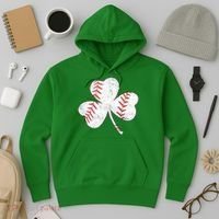 Shamrock Clover Leaf Baseball Hoodie thumb 3