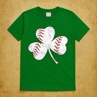 Shamrock Clover Leaf Baseball T-Shirt thumb 5